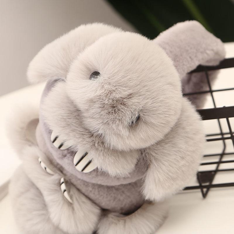Women's Winter Long-eared Rabbit Earmuffs Cute Cartoon Warm Earflap Plush Rabbit Ear Warmer Plush Ear Pad Cover Thickened Earlap