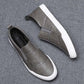Plus Size 38-44 Summer Men Leather Sneakers Comfortable Deodorant Running Basketball Shoes Breathable Shockproof Non-slip Black Shoes