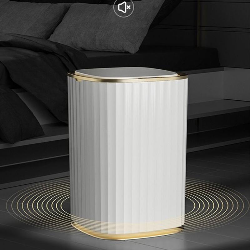 Intelligent Sensor Trash Can Kitchen Bathroom Toilet Trash Can Large-capacity Automatic Sensor Waterproof Trash Can with Lid 15L