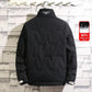 Men's Winter Light Down Jacket Trend Short Lamb Fur Collar White Duck Down Warm Jacket