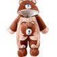 Baby One-piece Winter Boys and Girls Baby Outing Clothes Thicken Warm Rompers Newborn Crawling Clothes One-piece Cotton Clothes
