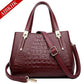 Bags Ladies Leather Handbags Middle-aged Mother Bag Handbags Pure Leather Cowhide Shoulder Messenger Bag