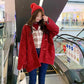 Autumn and Winter Sweater Cardigan Loose and Versatile Lazy Style Thick Knit Sweater Top