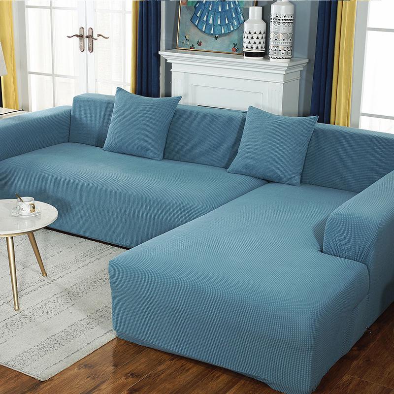 Solid Color Universal Elastic Sofa Cover for Living Room Sofa Towel Sofa Cover Strech Slipcover