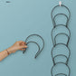 Hat Finishing Storage Shelf Creative Household Wall-mounted Door Behind The Coat and Hat Storage Artifact Dormitory Hook Rack Scarf Rack