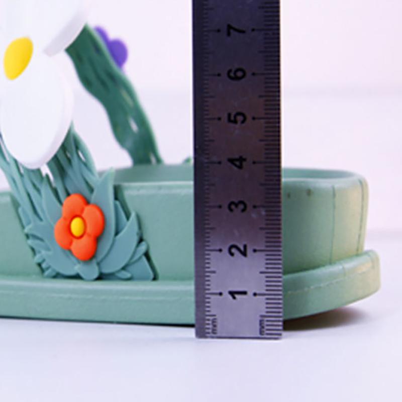 Small Fresh and Fashionable Flower Flip-flop Women Wear Thick-soled Non-slip Slope with Sweet Beach Sandals and Slippers In Summer