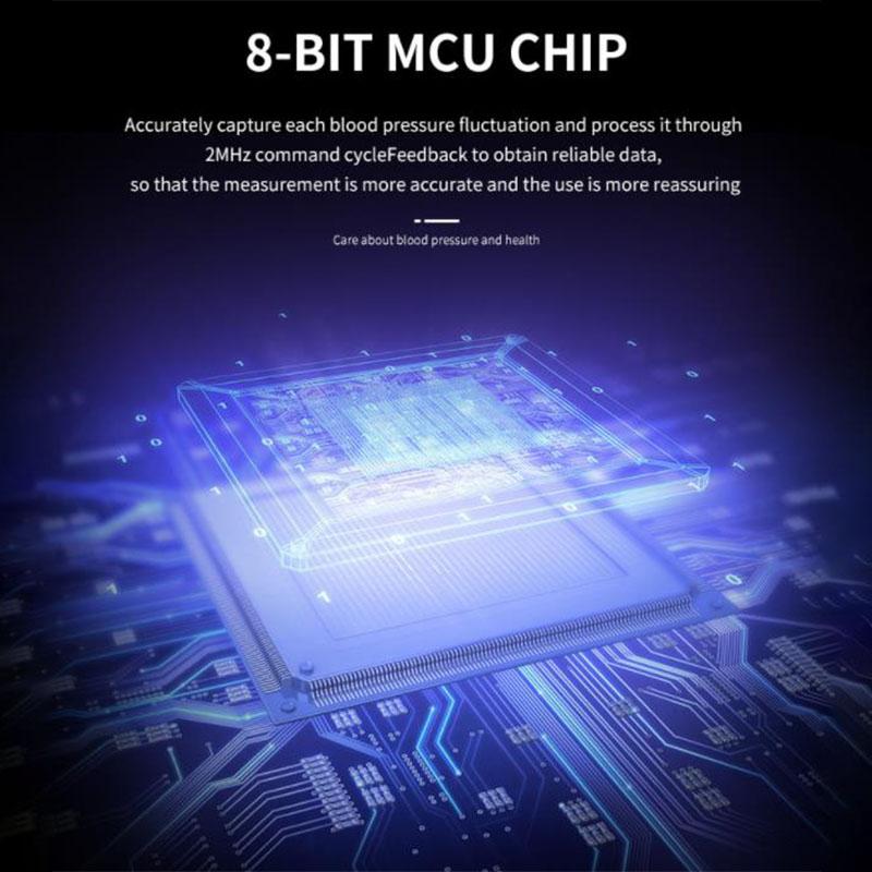 Medical Blood Pressure Meter Sphygmomanometer Upper Arm Intelligent Digital Pressure Monitor with Broadband