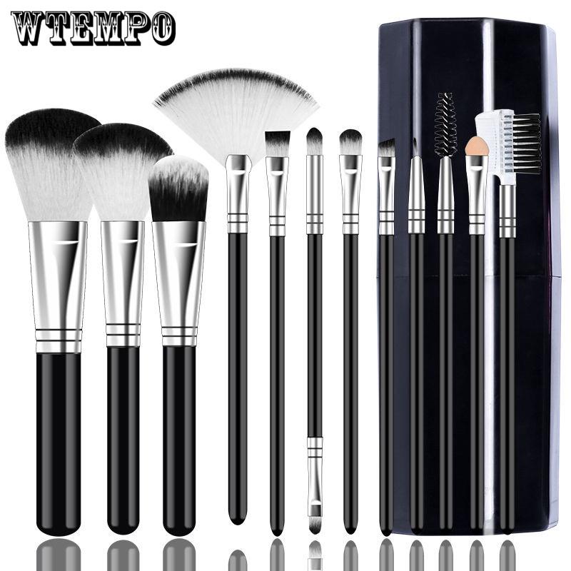 Champagne Makeup Brushes Set for Foundation Powder Blush Eyeshadow Concealer Kit Pincel Maquiagem