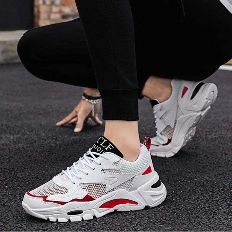 Men's Shoes Spring Wild Youth Casual Shoes Sports Trend Boys Net Red Daddy Shoes Men