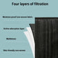 4-layer Thickened Breathable Disposable Masks Black Dust-proof Anti-bacterial Non-woven Face Masks