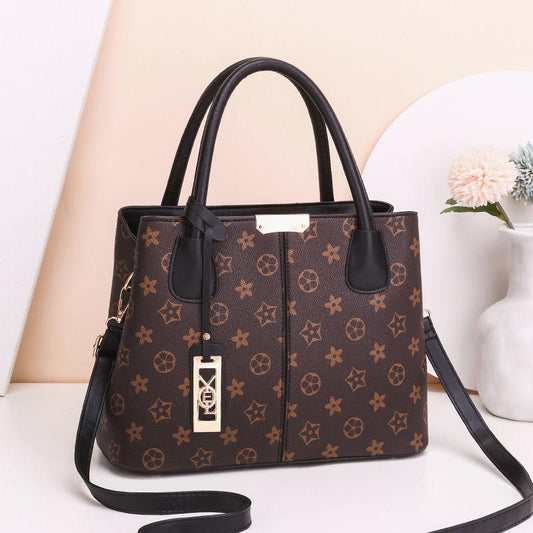 Middle-aged Female Bag Mother Messenger Bag Female Trend European and American Fashion Handbag Atmosphere Wild Shoulder Bag