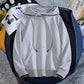 Basic Solid Color Plush Hooded Men's Autumn and Winter Casual Oversized Sweater