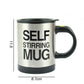 Automatic Electric Mug Stirring Coffee Cup Stainless Steel Mixer Lazy Self Mixing Drinking Cups