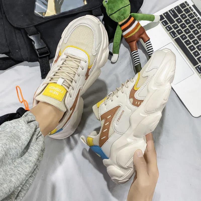 Street All-match Sneakers Men's Increasing Orgasm Shoes Autumn Youth Trend Casual Daddy Shoes
