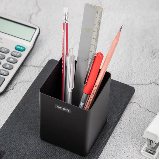 All Metal Pen Holder Office Simple Pen Barrel Pen Storage Box