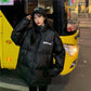 Cotton Jacket Female Winter All-match Pu Leather Cotton Jacket Korean Version of Loose Cotton Jacket Thickened Student Bread Jacket