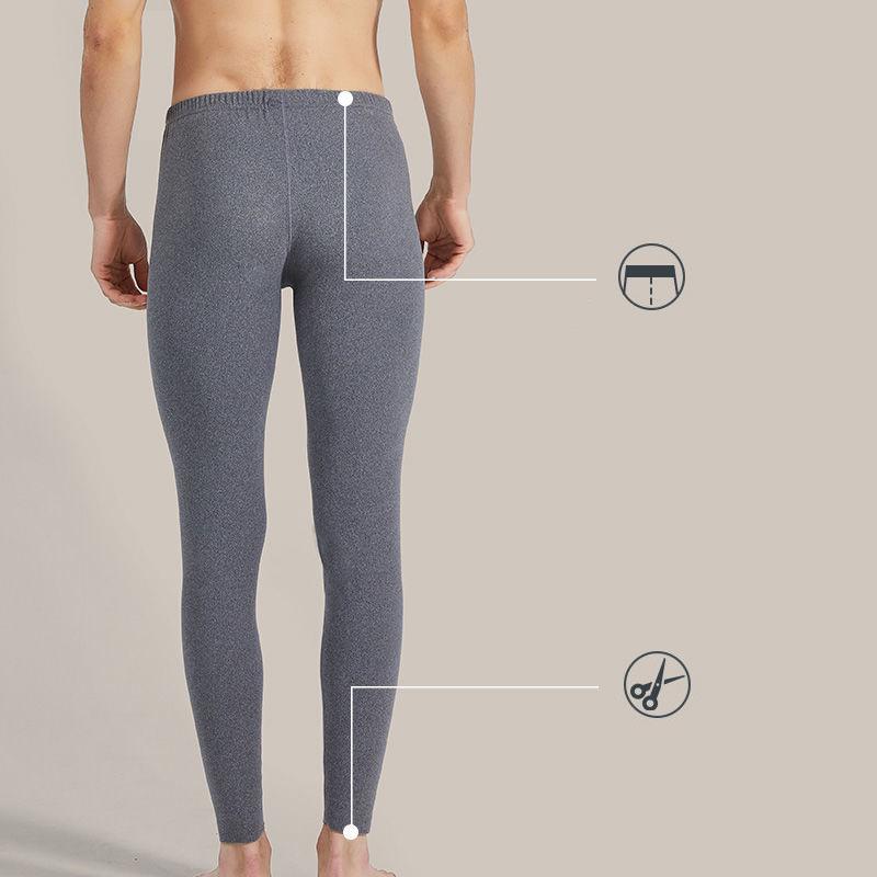 Men Winter Thermal Underwear Male Autumn Tight Pants Thicken Windproof Comfortable Soft Lining High Elasticity Slim Wearable Versatile Spring Pajamas