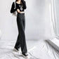 Women's High Waist Wide Leg Jeans Loose Thin Pants Spring and Autumn Dripping Straight Pants Ladies Denim Trousers