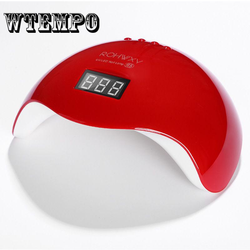 UV LED Lamp Nail Dryer Phototherapy Fingernail Toenail Gel Polish Curing Lamp Smart