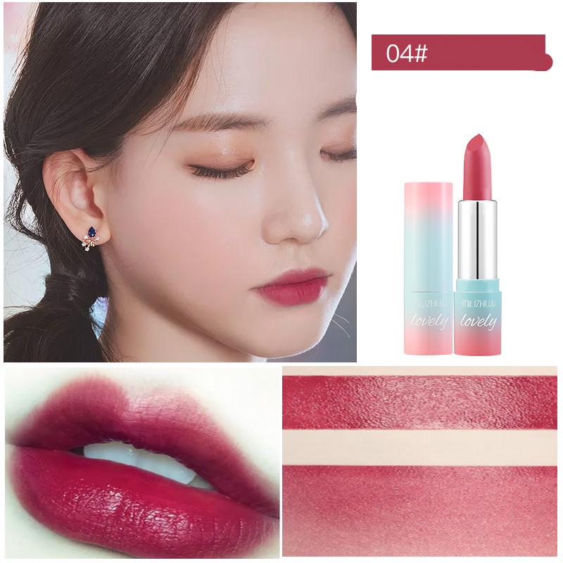 Little fairy lipstick set lasting moisturizing lip balm Do not fade red bean color net red