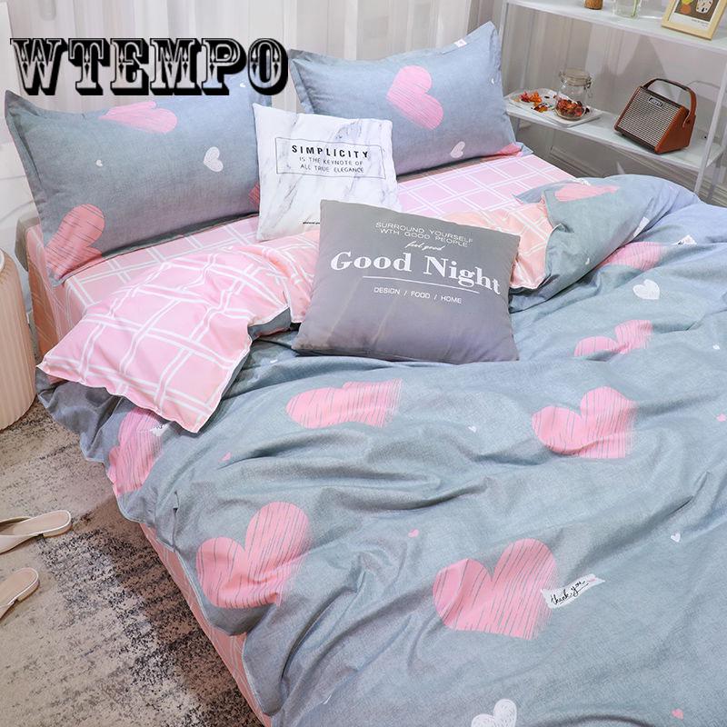 American Style Bedding Set AB Side Bed Set Super King Size Bed Linens