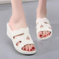 Summer Outdoor High-heeled Sandals and Slippers Plastic Non-slip Home Bathroom Slippers Thick-soled Ladies Beach Shoes Outer Wear
