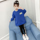 Girls' Spring and Autumn Suits Korean Version Mid-length Cute Loose Sweater Casual Trousers Breathable, Comfortable and Soft Two-piece Suit