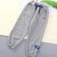 Girls' Trousers Loose Sweatpants Children's Spring and Autumn All-match Girls' Casual Pants Solid Color Trousers