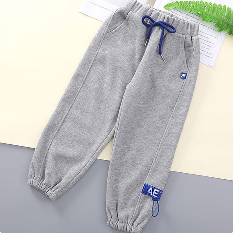 Girls' Trousers Loose Sweatpants Children's Spring and Autumn All-match Girls' Casual Pants Solid Color Trousers