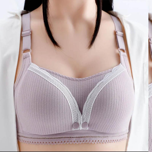 Bra Pregnancy Maternity Underwear Comfortable Lace Cotton Postpartum Anti-glare Breathable Lightweight Bra