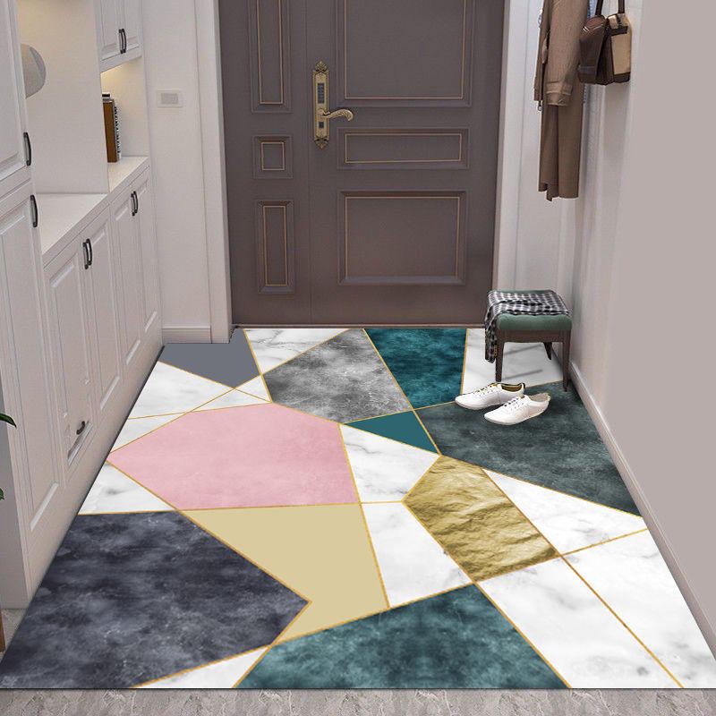 Living Room Door Mat High-end Non-slip Entry Mat Simple Carpet for Bedroom Study