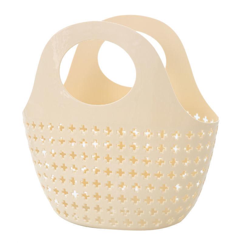 New Bath Basket Portable Large Bathroom Dirty Clothes Basket Storage Basket