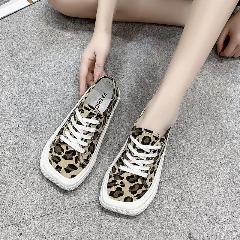 Student Shoes Women Canvas Shoes Female Students Korean Version of Mango Head Women's Shoes Flat All-match Casual Shoes