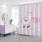 Hygienic Partition Curtain Waterproof and Mildew Proof Shower Curtain Hook Shower Curtain