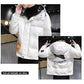 White Duck Down Winter Men's Student Hooded Jacket Youth Men's Lightweight Down Jacket