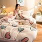 WTEMPO Children's Bedding Sets 4pcs Dinosaur Pattern Bed Linings Winter Duvet Cover Set