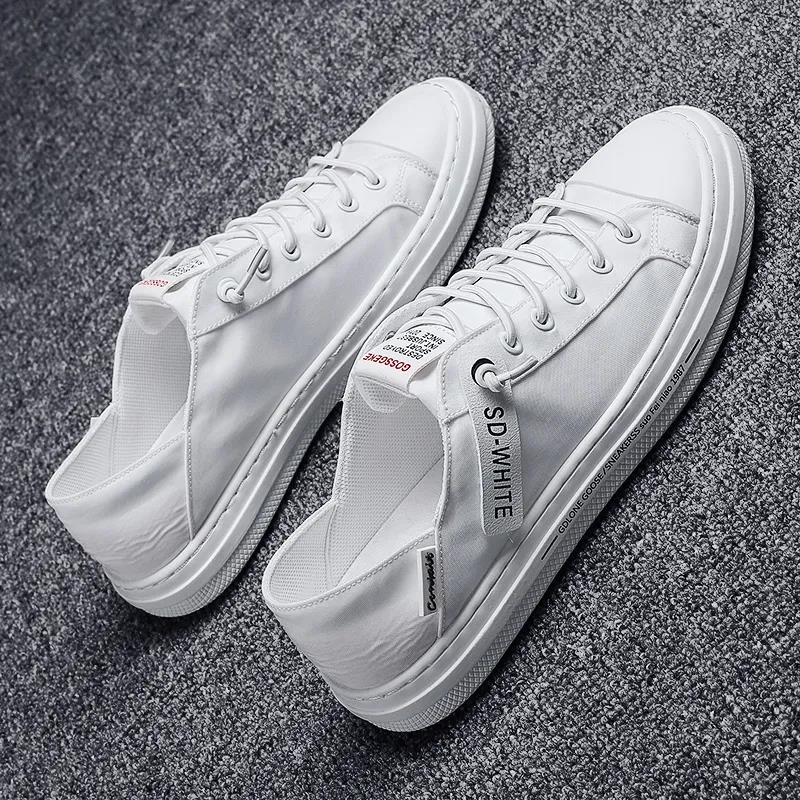 New Summer Men's Shoes Breathable Canvas Sneakers Casual Shoes Trend All-match Cloth Shoes