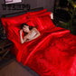 European Silk Jacquard Four-piece Fashion Lace Bed Skirt All Seasons Bedroom Home