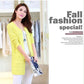 Spring and Autumn Cardigan Tops Mid-length Large Loose Sweater Knitted Thin Women's Jacket