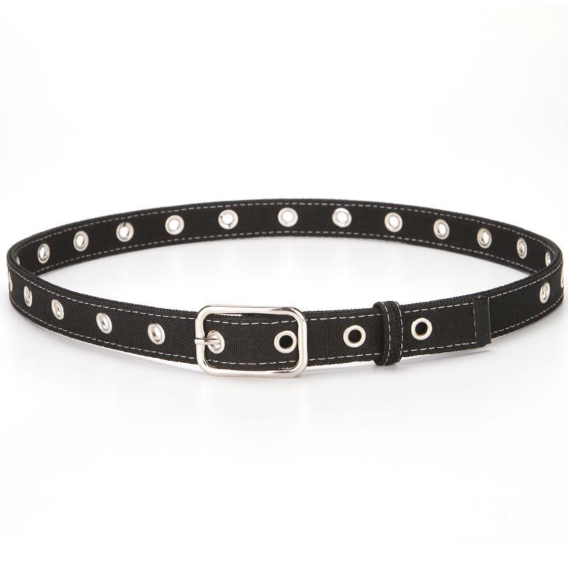 Canvas Belt Ladies Pin Buckle Belt Wild Jeans Dress Female Students Classic Trend