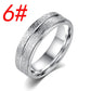 Simple Silver Frosted Couple Ring Wide Ring Proposal Ring Gift Jewelry for Women and Men Accessories