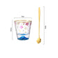 Japanese Mount Fuji Cup Cherry Blossom Couple Glass Net Red Ins Water Cup Creative Girl Heart Pink Cute Cup