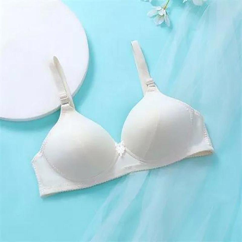 Sexy Comfortable Skin-friendly Breathable Thin No Steel Ring Gathered Adjustable Side-retracted Breasts Women's Underwear Bra