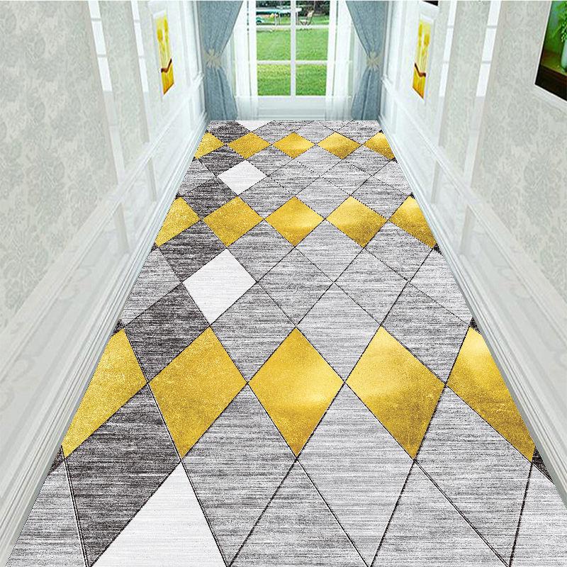 Corridor Entrance Carpet Aisle Stair Carpet Anti-slip Mat Washable Antifouling Carpet