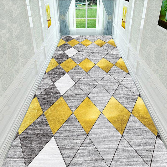 Corridor Entrance Carpet Aisle Stair Carpet Anti-slip Mat Washable Antifouling Carpet