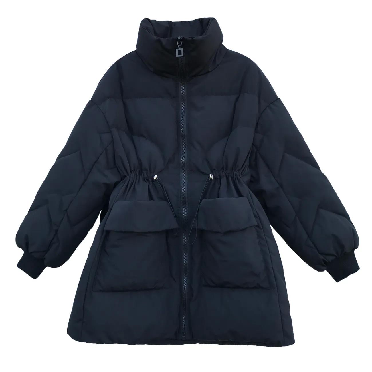 Winter Jacket Women's Warm Cotton-padded Coat Mid-length Trendy Cotton-padded Jacket Loose Thick Padded Jacket