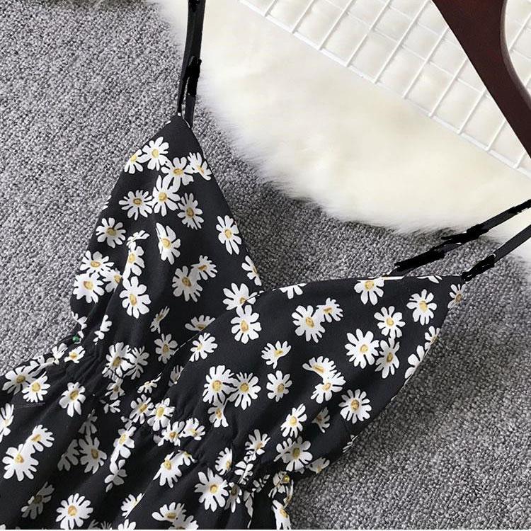 2piece Set Floral Print Sling Mid-length S-XXXXL Women's Summer Dress Chiffon Vacation Sandy Beach Daily Wear