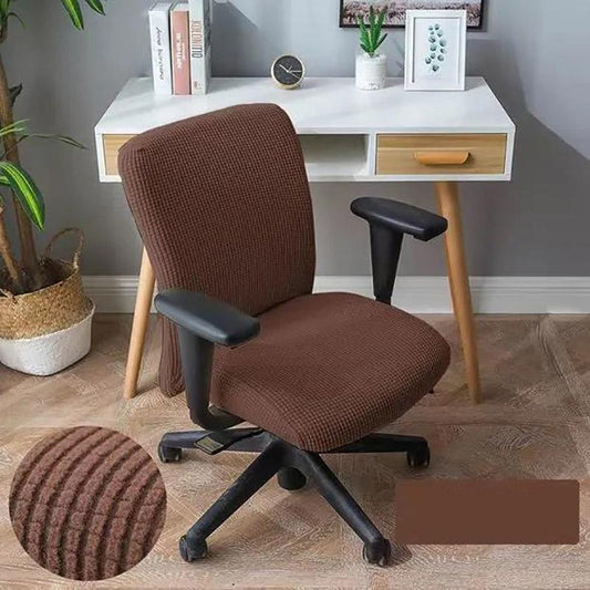 Office Computer Swivel Chair Cover Office Seat Cushion Elastic Chair Cover