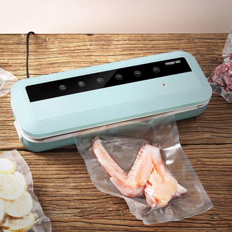 Vacuum Sealer 10Pcs Bags for Free Automatic Commercial Household Food Vacuum Sealer Packaging Machine
