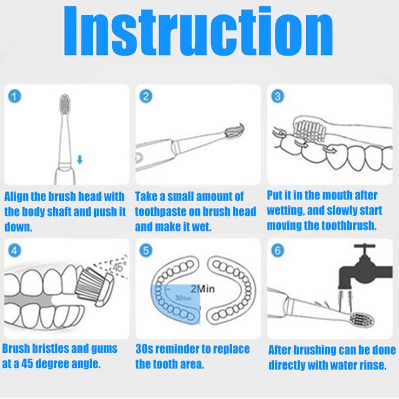 Home Oral Care Products Electric Toothbrush Adult Children Lovers Students Magnetic Levitation Sonic Soft Fur Smart Charging Whitening Waterproof